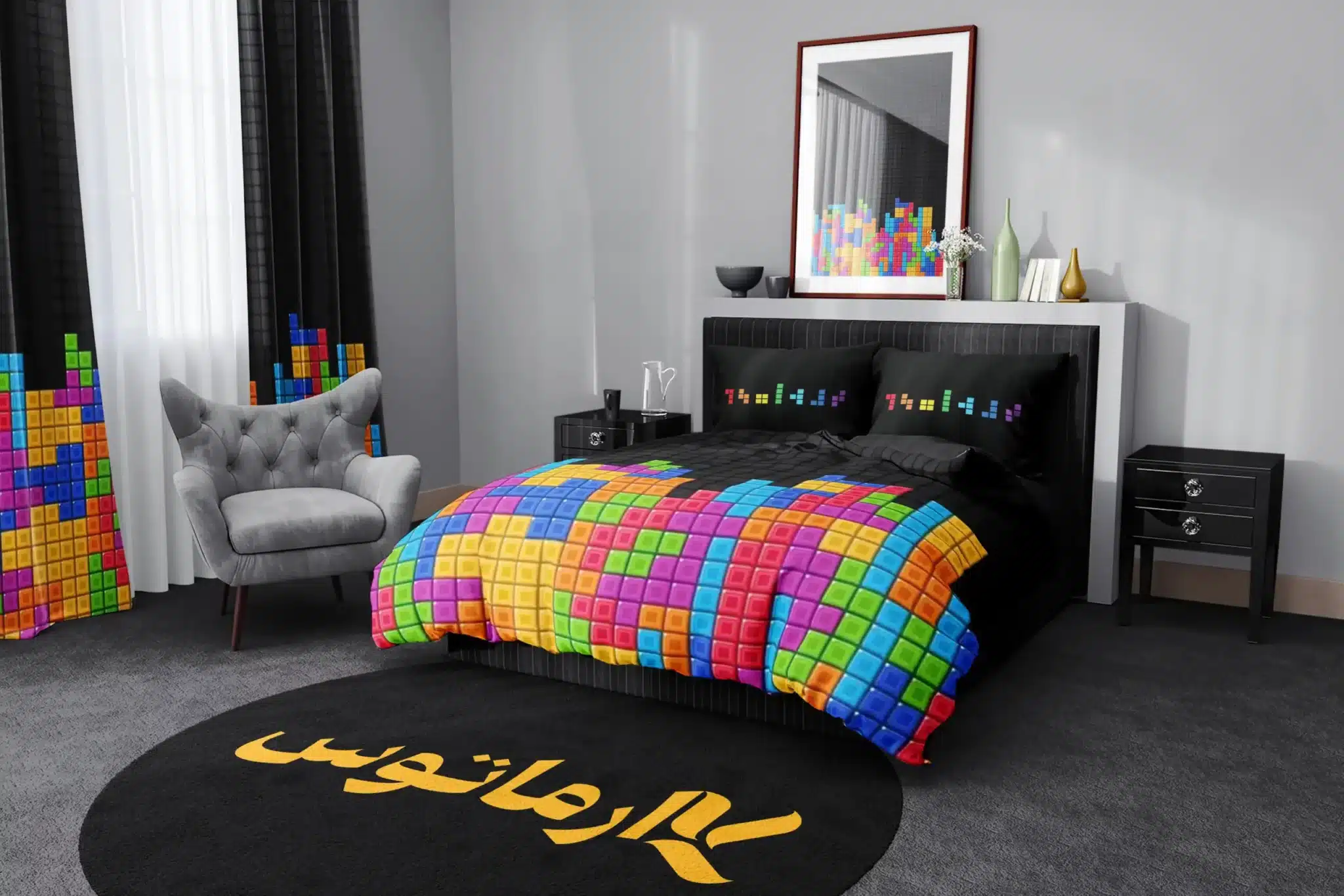 روتختی طرح تتریس Tetris کد 3 5,900,000&Nbsp;تومان &Ndash; کارماتوس روتختی طرح تتریس Tetris یک و دو نفره - کارماتوس