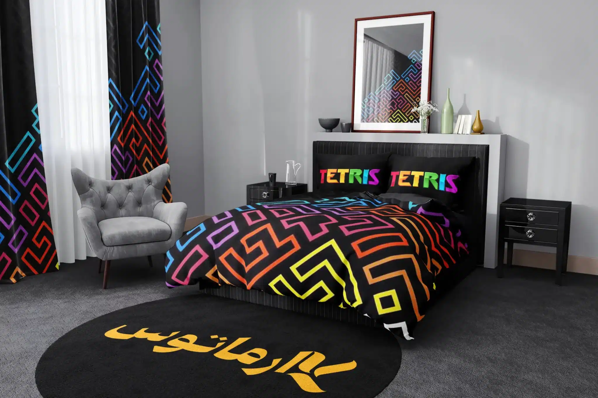 روتختی طرح تتریس Tetris کد 4 5,900,000&Nbsp;تومان &Ndash; کارماتوس روتختی طرح تتریس Tetris یک و دو نفره - کارماتوس