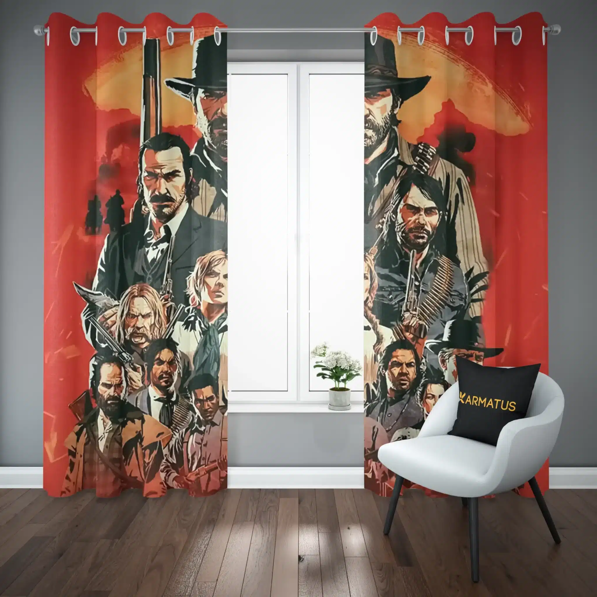 پرده پانچ گیم رد دد ریدمپشن | کالکشن Game - مدل Rdr-003 3,499,000&Nbsp;تومان &Ndash; کارماتوس پرده پانچ طرح رد دد ریدمپشن Red Dead Redemption