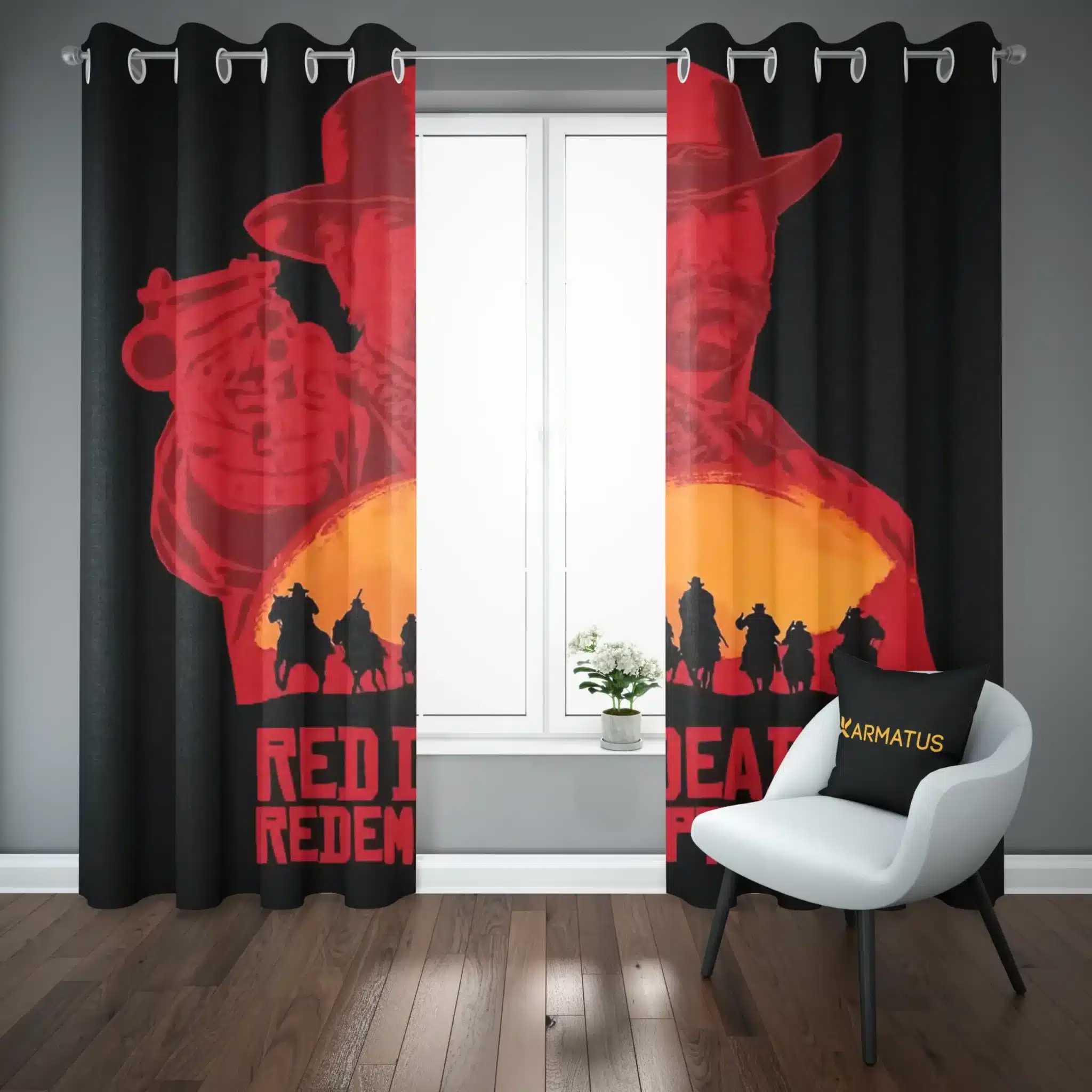 پرده پانچ گیم رد دد ریدمپشن | کالکشن Game - مدل Rdr-004 3,499,000&Nbsp;تومان &Ndash; کارماتوس پرده پانچ طرح رد دد ریدمپشن Red Dead Redemption