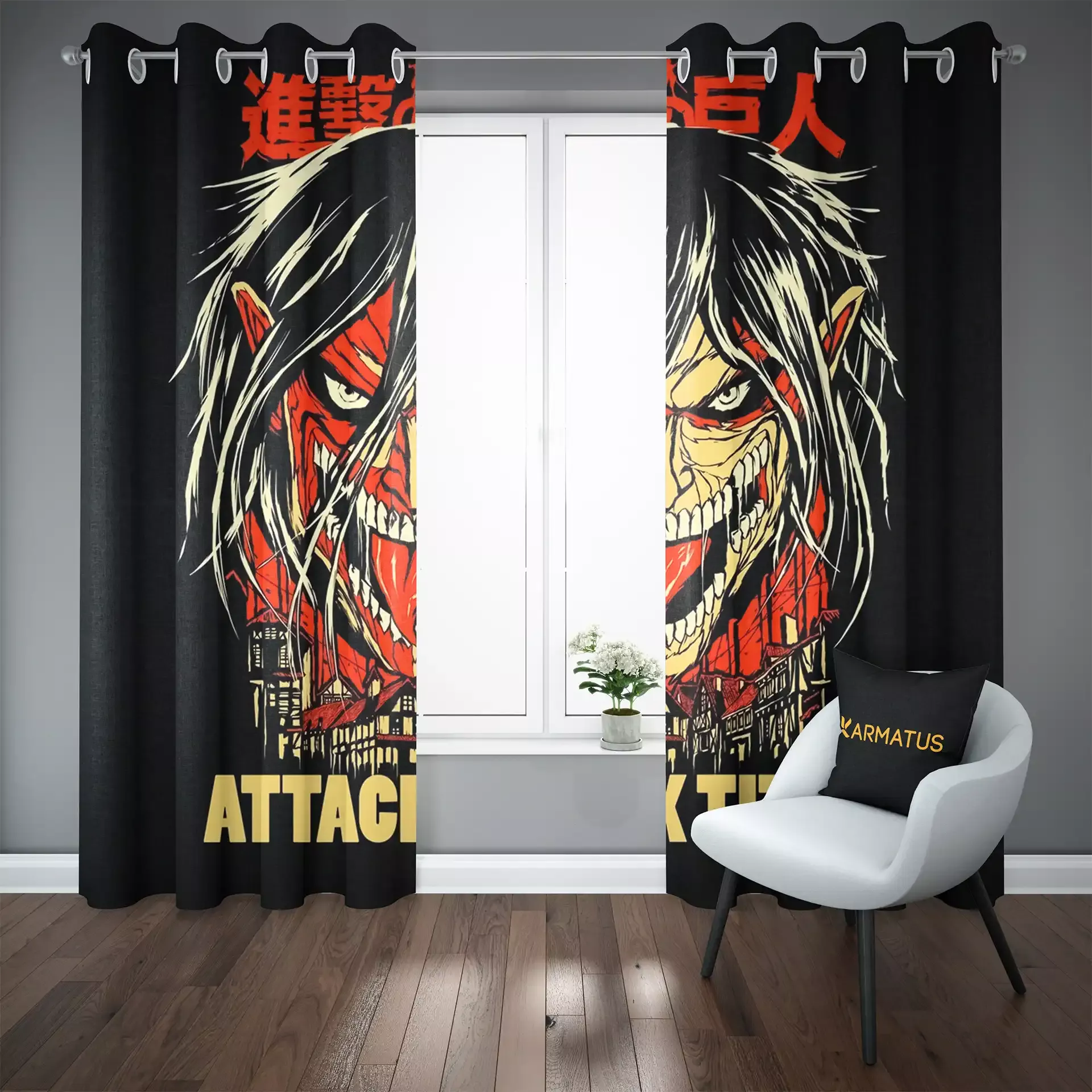 پرده پانچ انیمه اتک آن تایتان | کالکشن Anime - مدل Aot-006 3,499,000&Nbsp;تومان &Ndash; کارماتوس پرده پانچ اتک آن تایتان Attack On Titan