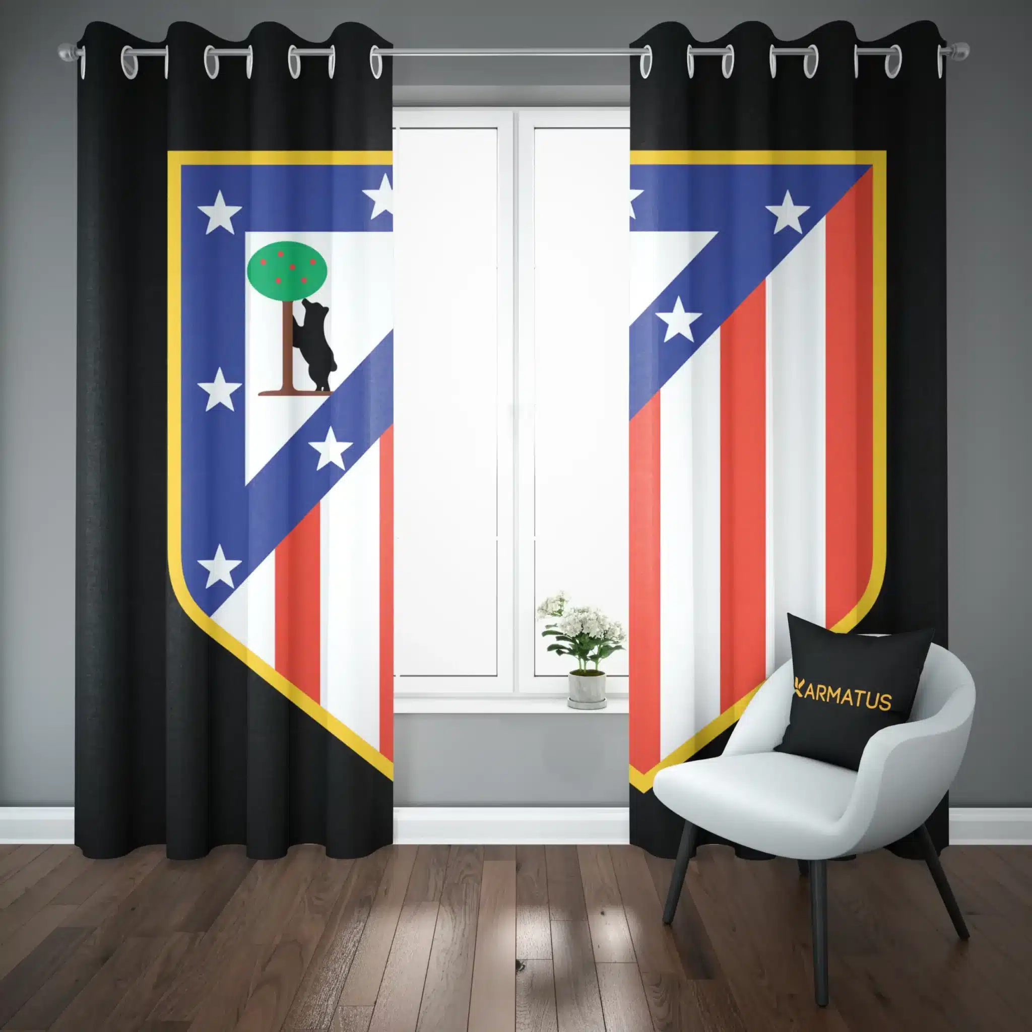 پرده پانچ اتلتیکو مادرید | کالکشن Football - مدل Atm-003 3,499,000&Nbsp;تومان &Ndash; کارماتوس پرده پانچ طرح اتلتیکو مادرید Atletico Madrid