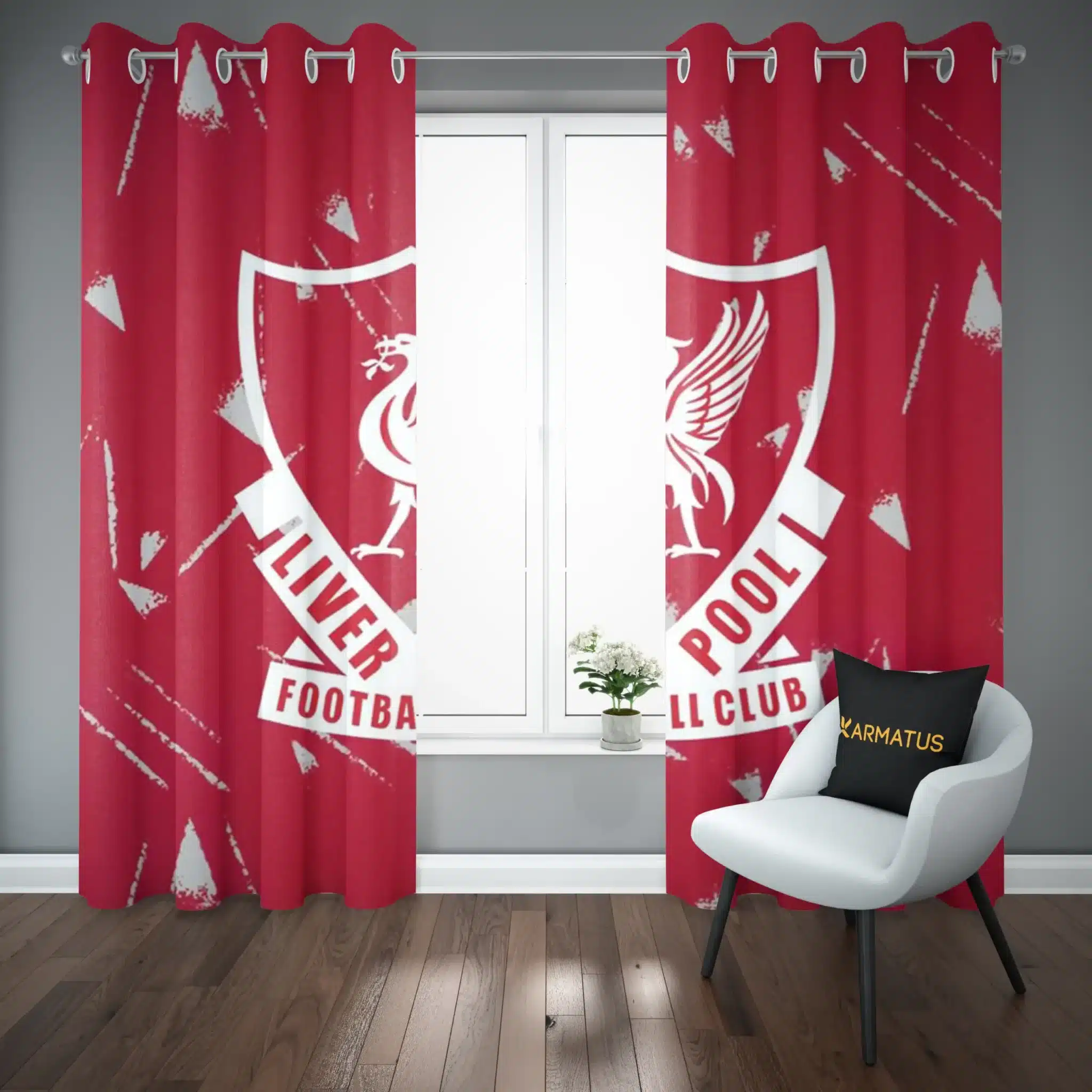 پرده پانچ لیورپول | کالکشن Football - مدل Liv-009 3,499,000&Nbsp;تومان &Ndash; کارماتوس پرده پانچ طرح لیورپول Liverpool