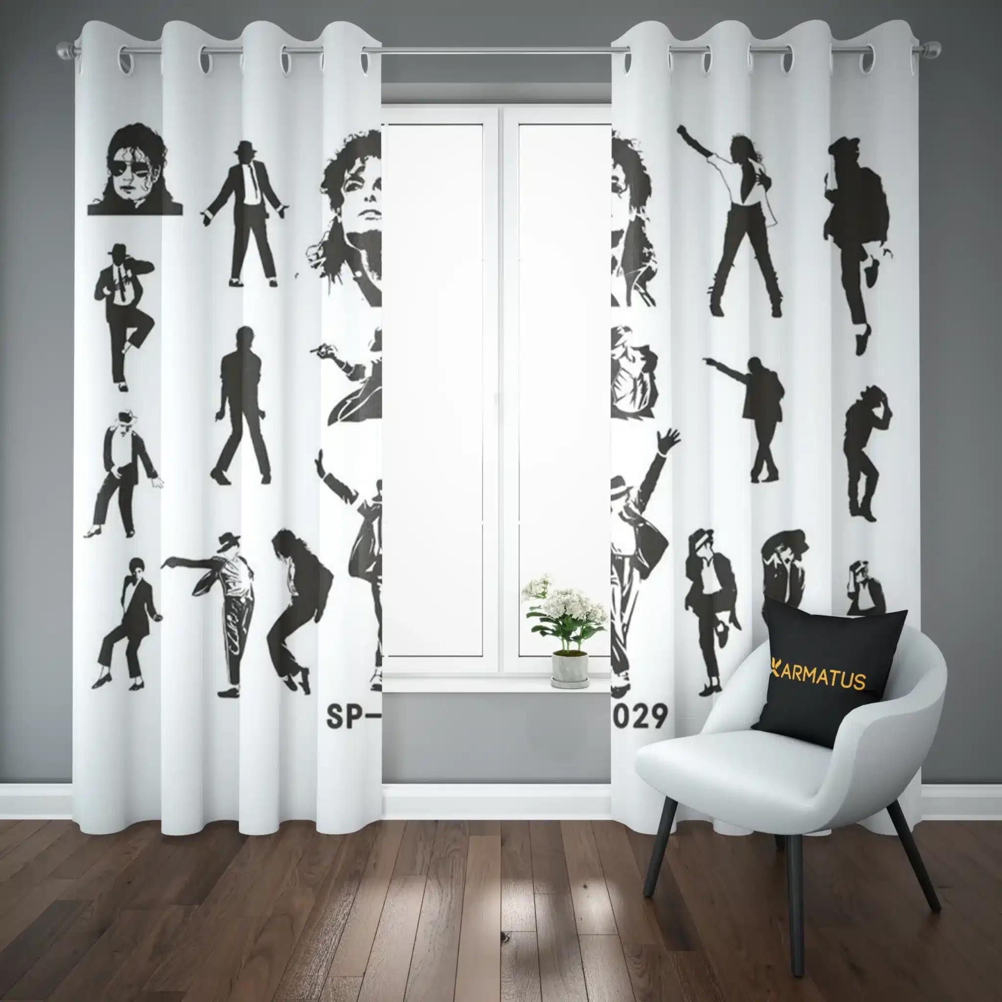 پرده پانچ مایکل جکسون | کالکشن Music - مدل Mj-003 3,499,000&Nbsp;تومان &Ndash; کارماتوس پرده پانچ مایکل جکسون Michael Jackson