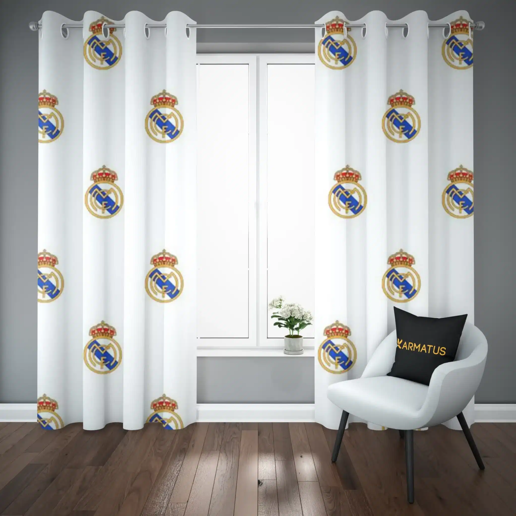 پرده پانچ رئال مادرید | کالکشن Football - مدل Rm-002 3,499,000&Nbsp;تومان &Ndash; کارماتوس پرده پانچ طرح رئال مادرید Real Madrid