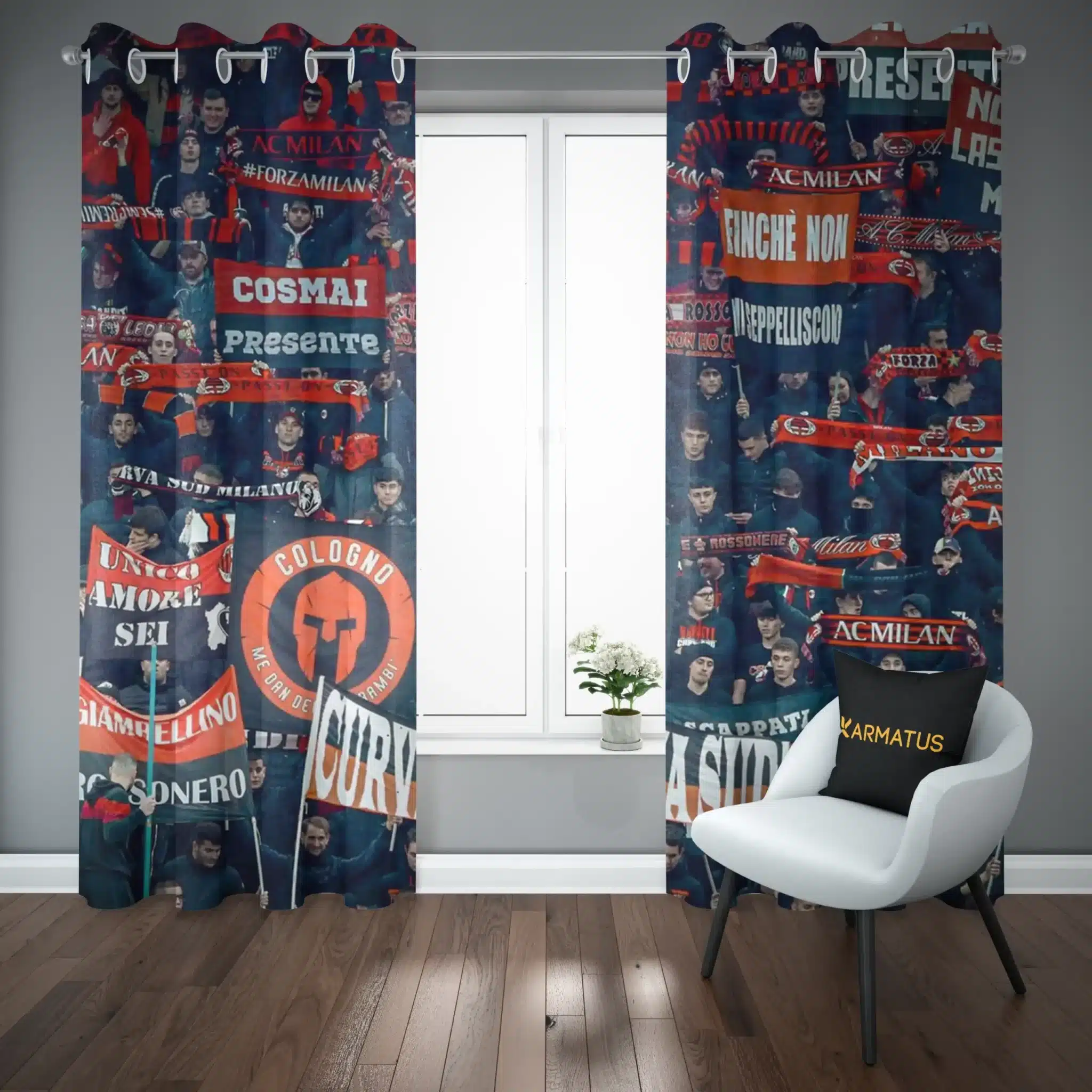 پرده پانچ آث میلان | کالکشن Football - مدل Acm-002 3,499,000&Nbsp;تومان &Ndash; کارماتوس پرده پانچ طرح آث میلان Ac Milan