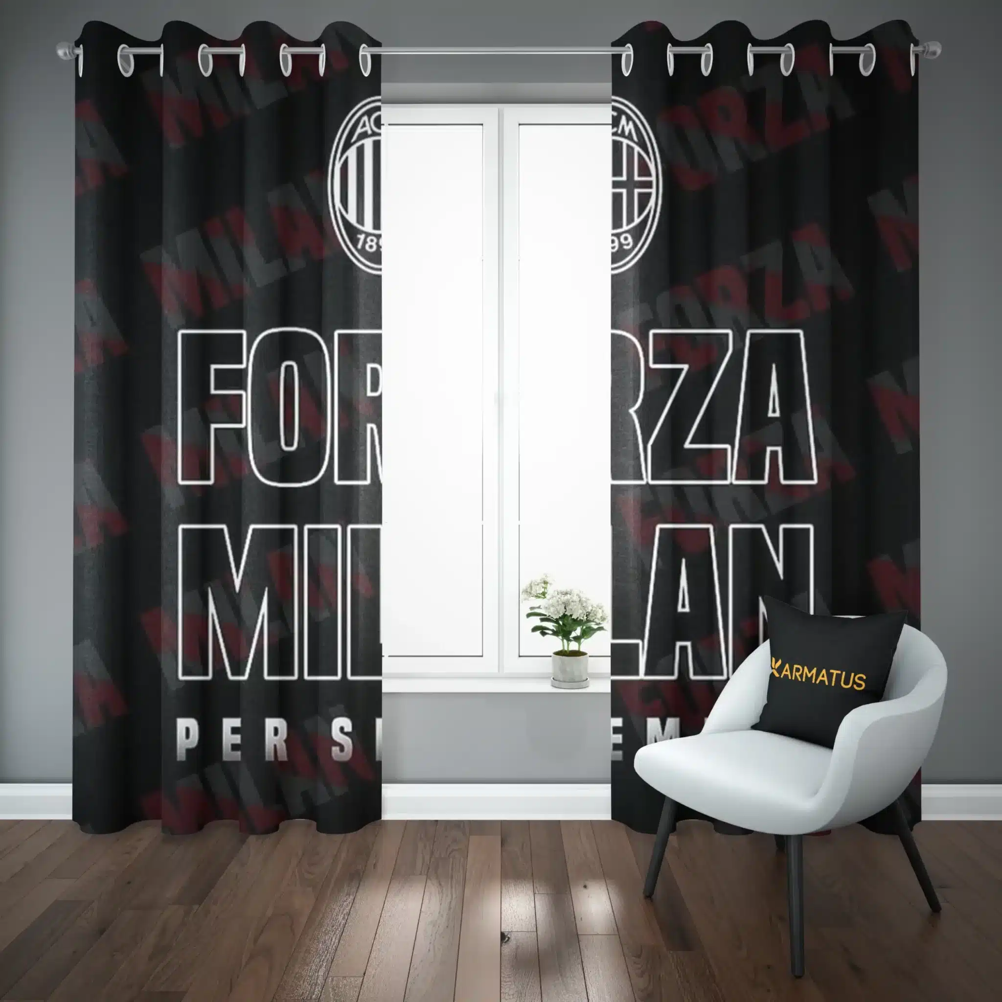 پرده پانچ آث میلان | کالکشن Football - مدل Acm-006 3,499,000&Nbsp;تومان &Ndash; کارماتوس پرده پانچ طرح آث میلان Ac Milan