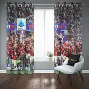 پرده پانچ طرح آث میلان Ac Milan