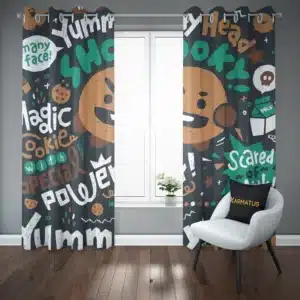 خرید پرده پانچ طرح بی تی اس Bts - کارماتوس (پرده پانچ گروه موسیقی, پرده پانچی, پرده پانچی خواننده, دکوراسیون) از کرماتوس