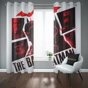 خرید پرده پانچ طرح بتمن Batman - کارماتوس (پرده پانچی, پرده پانچی انیمیشن, پرده پانچی فیلم و سریال, دکوراسیون) از کرماتوس