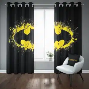 خرید پرده پانچ طرح بتمن Batman - کارماتوس (پرده پانچی, پرده پانچی انیمیشن, پرده پانچی فیلم و سریال, دکوراسیون) از کرماتوس