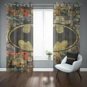 خرید پرده پانچ طرح بتمن Batman - کارماتوس (پرده پانچی, پرده پانچی انیمیشن, پرده پانچی فیلم و سریال, دکوراسیون) از کرماتوس