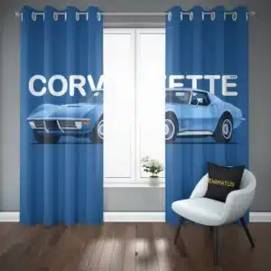 خرید پرده پانچ طرح شورلت Chevrolet - کارماتوس (پرده پانچ ماشین, پرده پانچی, دکوراسیون) از کرماتوس