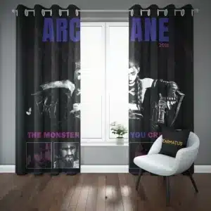 خرید پرده پانچ طرح آرکین Arcane - کارماتوس (پرده پانچی, پرده پانچی انیمیشن, پرده پانچی فیلم و سریال, دکوراسیون) از کرماتوس