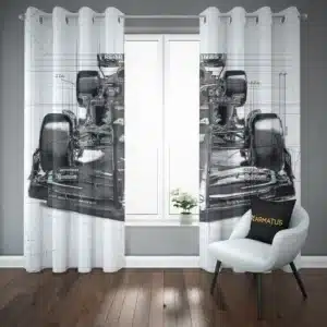 خرید پرده پانچ طرح مرسدس بنز Mercedes Benz - کارماتوس (پرده پانچ ماشین, پرده پانچی, دکوراسیون) از کرماتوس