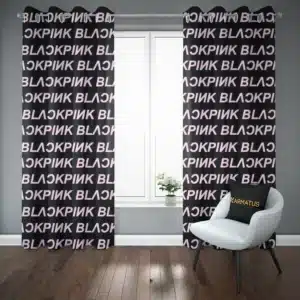 خرید پرده پانچ طرح بلک پینک Black Pink - کارماتوس (پرده پانچ گروه موسیقی, پرده پانچی, پرده پانچی خواننده, دکوراسیون) از کرماتوس