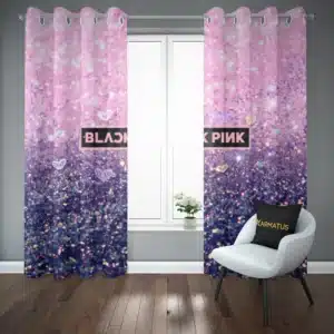 خرید پرده پانچ طرح بلک پینک Black Pink - کارماتوس (پرده پانچ گروه موسیقی, پرده پانچی, پرده پانچی خواننده, دکوراسیون) از کرماتوس