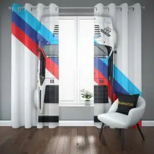 خرید پرده پانچ طرح بی ام دبلیو Bmw - کارماتوس (پرده پانچ ماشین, پرده پانچی, دکوراسیون) از کرماتوس