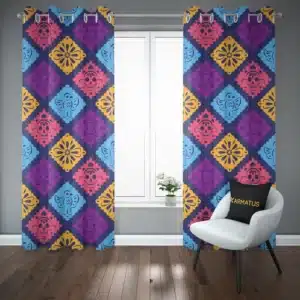 خرید پرده پانچ طرح انیمیشن کوکو Coco - کارماتوس (پرده پانچی, پرده پانچی انیمیشن, دکوراسیون) از کرماتوس