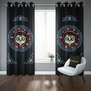 خرید پرده پانچ طرح انیمیشن کوکو Coco - کارماتوس (پرده پانچی, پرده پانچی انیمیشن, دکوراسیون) از کرماتوس