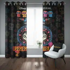 خرید پرده پانچ طرح انیمیشن کوکو Coco - کارماتوس (پرده پانچی, پرده پانچی انیمیشن, دکوراسیون) از کرماتوس