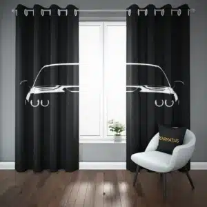 خرید پرده پانچ طرح دوج Dodge - کارماتوس (پرده پانچ ماشین, پرده پانچی, دکوراسیون) از کرماتوس