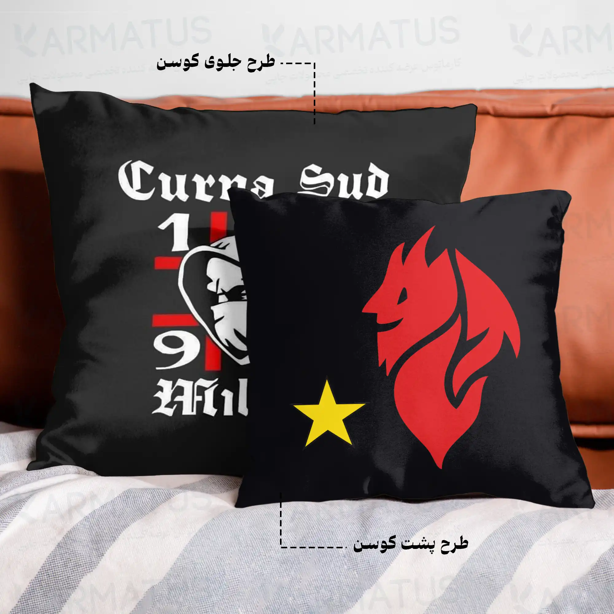 کوسن طرح تیم آث میلان Ac Milan کد 4 290,000&Nbsp;تومان &Ndash; کارماتوس کوسن طرح تیم آث میلان Ac Milan