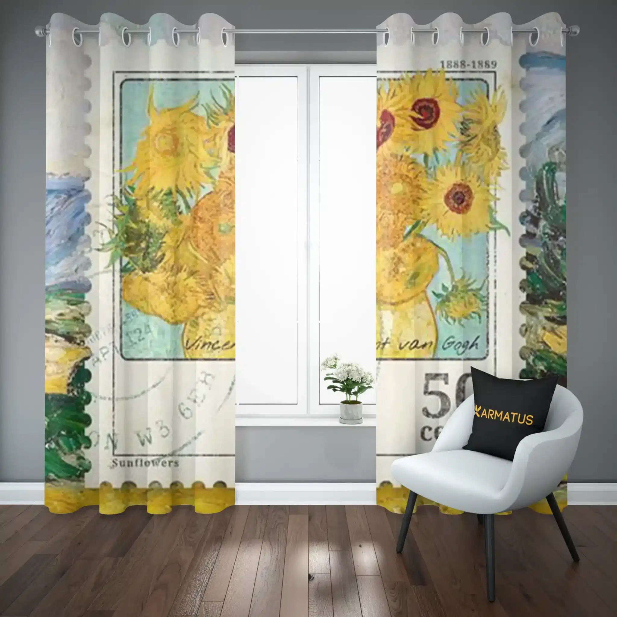 پرده پانچ ونگوگ | کالکشن Art - مدل Vg-005 3,499,000&Nbsp;تومان &Ndash; کارماتوس پرده پانچ طرح ونگوگ Van Gogh