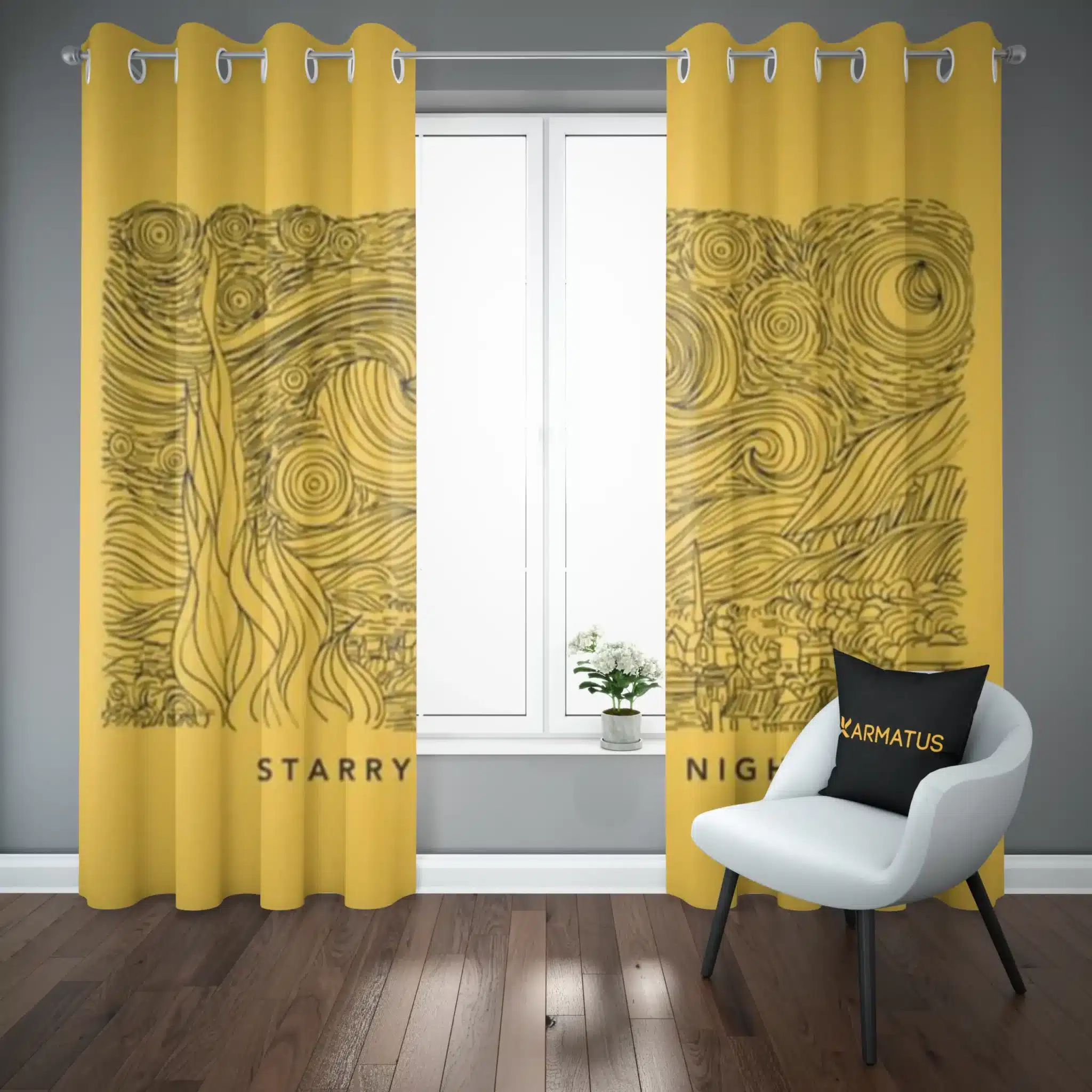 پرده پانچ ونگوگ | کالکشن Art - مدل Vg-006 3,499,000&Nbsp;تومان &Ndash; کارماتوس پرده پانچ طرح ونگوگ Van Gogh