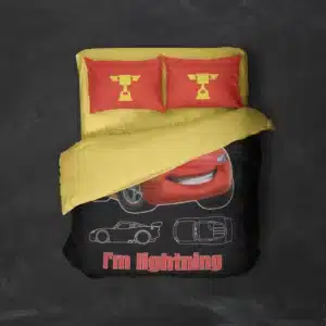 خرید روتختی طرح انیمیشن ماشین ها Cars یک و دو نفره - کارماتوس (دکوراسیون, روتختی, روتختی انیمیشن) از کرماتوس