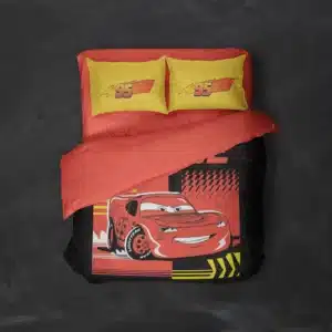 خرید روتختی طرح انیمیشن ماشین ها Cars یک و دو نفره - کارماتوس (دکوراسیون, روتختی, روتختی انیمیشن) از کرماتوس