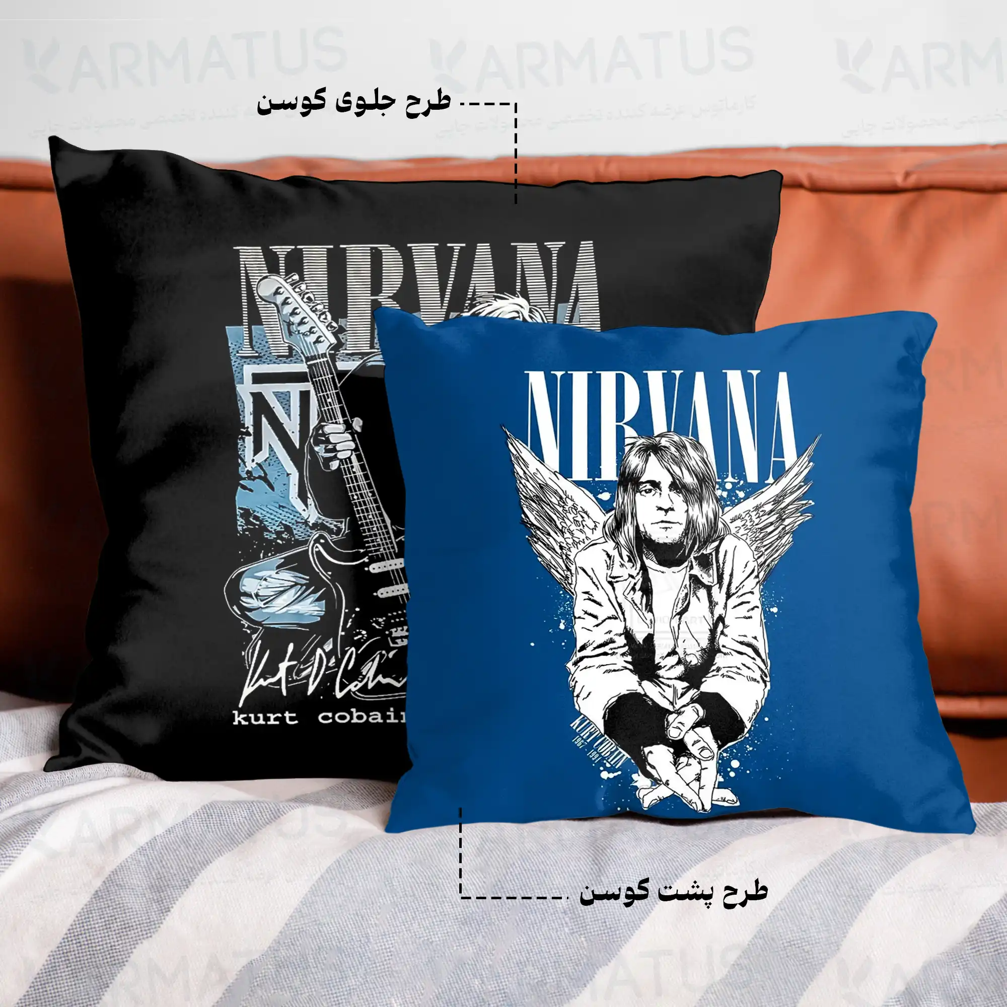 کوسن طرح گروه موسیقی نیروانا Nirvana کد 1 290,000&Nbsp;تومان &Ndash; کارماتوس کوسن طرح گروه موسیقی نیروانا Nirvana