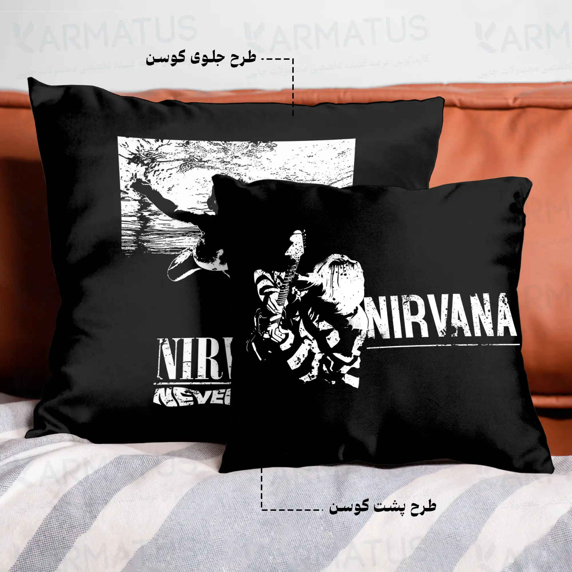 کوسن طرح گروه موسیقی نیروانا Nirvana کد 2 290,000&Nbsp;تومان &Ndash; کارماتوس کوسن طرح گروه موسیقی نیروانا Nirvana