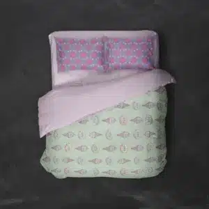 خرید روتختی طرح بستنی Ice Cream یک و دونفره - کارماتوس (دکوراسیون, روتختی, روتختی خوراکی) از کرماتوس