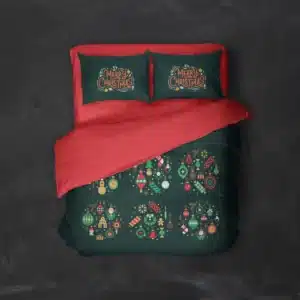 خرید روتختی طرح کریسمس Christmas یک و دونفره - کارماتوس (دکوراسیون, روتختی) از کرماتوس