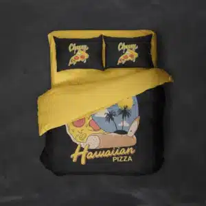 خرید روتختی طرح پیتزا Pizza یک و دونفره - کارماتوس (دکوراسیون, روتختی, روتختی خوراکی) از کرماتوس