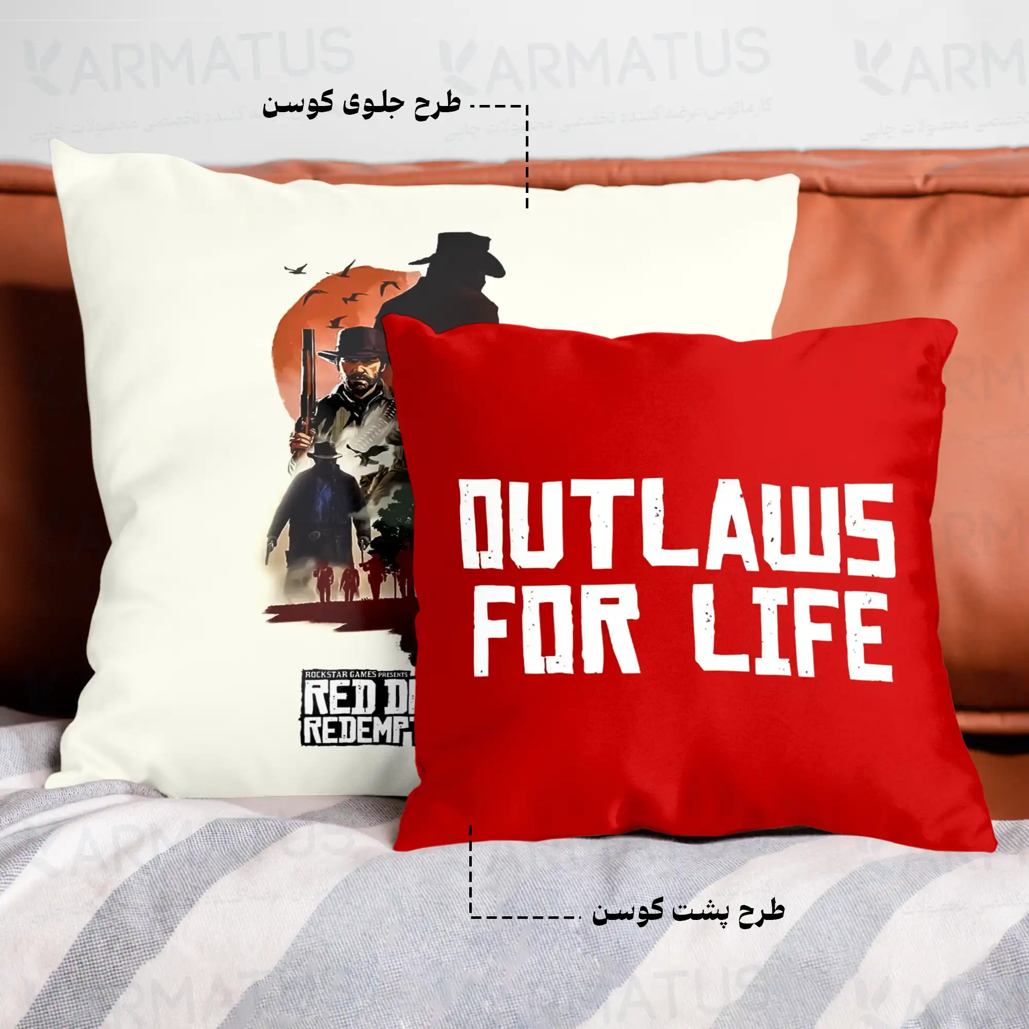 کوسن طرح رد دد ریدمپشن 2 Red Dead Redemption کد 3 290,000&Nbsp;تومان &Ndash; کارماتوس کوسن طرح رد دد ریدمپشن 2 Red Dead Redemption