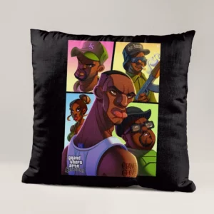 خرید  کوسن طرح جی تی ای سن اندرس Gta San Andreas  - کارماتوس (دکوراسیون, کوسن, کوسن گیمینگ) از کرماتوس