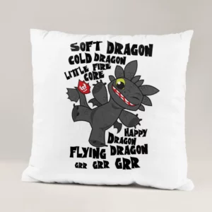 خرید کوسن طرح مربی اژدها How To Train Your Dragon  - کارماتوس (دکوراسیون, کوسن, کوسن انیمیشنی) از کرماتوس