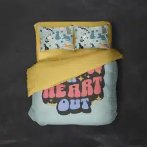 خرید روتختی طرح گربه Cat یک و دونفره - کارماتوس (دکوراسیون, روتختی, روتختی حیوانات) از کرماتوس