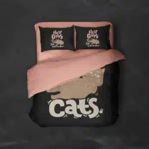 خرید روتختی طرح گربه Cat یک و دونفره - کارماتوس (دکوراسیون, روتختی, روتختی حیوانات) از کرماتوس