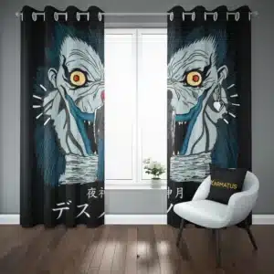 خرید پرده پانچ انیمه دفترچه مرگ Death Note - کارماتوس (پرده پانچ انیمه, پرده پانچی, دکوراسیون) از کرماتوس