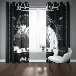 خرید پرده پانچ انیمه دفترچه مرگ Death Note - کارماتوس (پرده پانچ انیمه, پرده پانچی, دکوراسیون) از کرماتوس