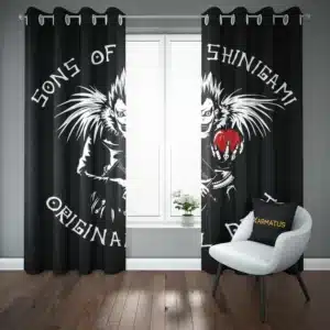 خرید پرده پانچ انیمه دفترچه مرگ Death Note - کارماتوس (پرده پانچ انیمه, پرده پانچی, دکوراسیون) از کرماتوس