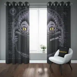 خرید پرده پانچ انیمه دفترچه مرگ Death Note - کارماتوس (پرده پانچ انیمه, پرده پانچی, دکوراسیون) از کرماتوس