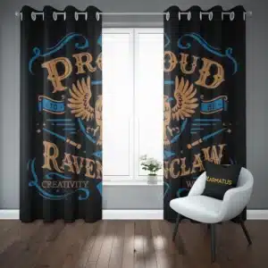 خرید پرده پانچ طرح هری پاتر Harry Potter - کارماتوس (پرده پانچی, پرده پانچی فیلم و سریال, دکوراسیون) از کرماتوس