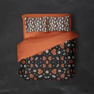 خرید روتختی طرح هالووین Halloween یک و دونفره - کارماتوس (دکوراسیون, روتختی) از کرماتوس