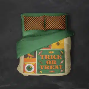 خرید روتختی طرح هالووین Halloween یک و دونفره - کارماتوس (دکوراسیون, روتختی) از کرماتوس