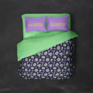 خرید روتختی طرح هالووین Halloween یک و دونفره - کارماتوس (دکوراسیون, روتختی) از کرماتوس