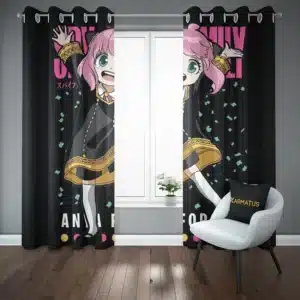 خرید پرده پانچ طرح خانواده جاسوس Spy X Family - کارماتوس (پرده پانچ انیمه, پرده پانچی, دکوراسیون) از کرماتوس